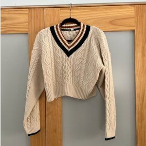 Topshop cropped sweater
